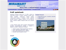 Tablet Screenshot of miramart.cz